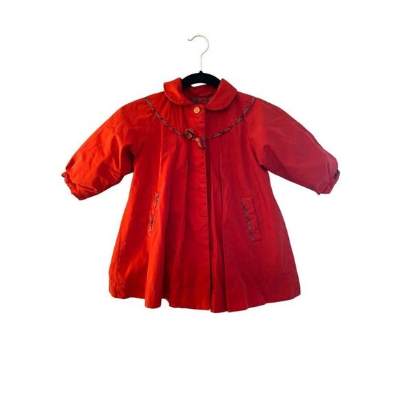 Rothschild Other - Rothschild toddler￼ vintage girls, red dress, pea coat size 2T